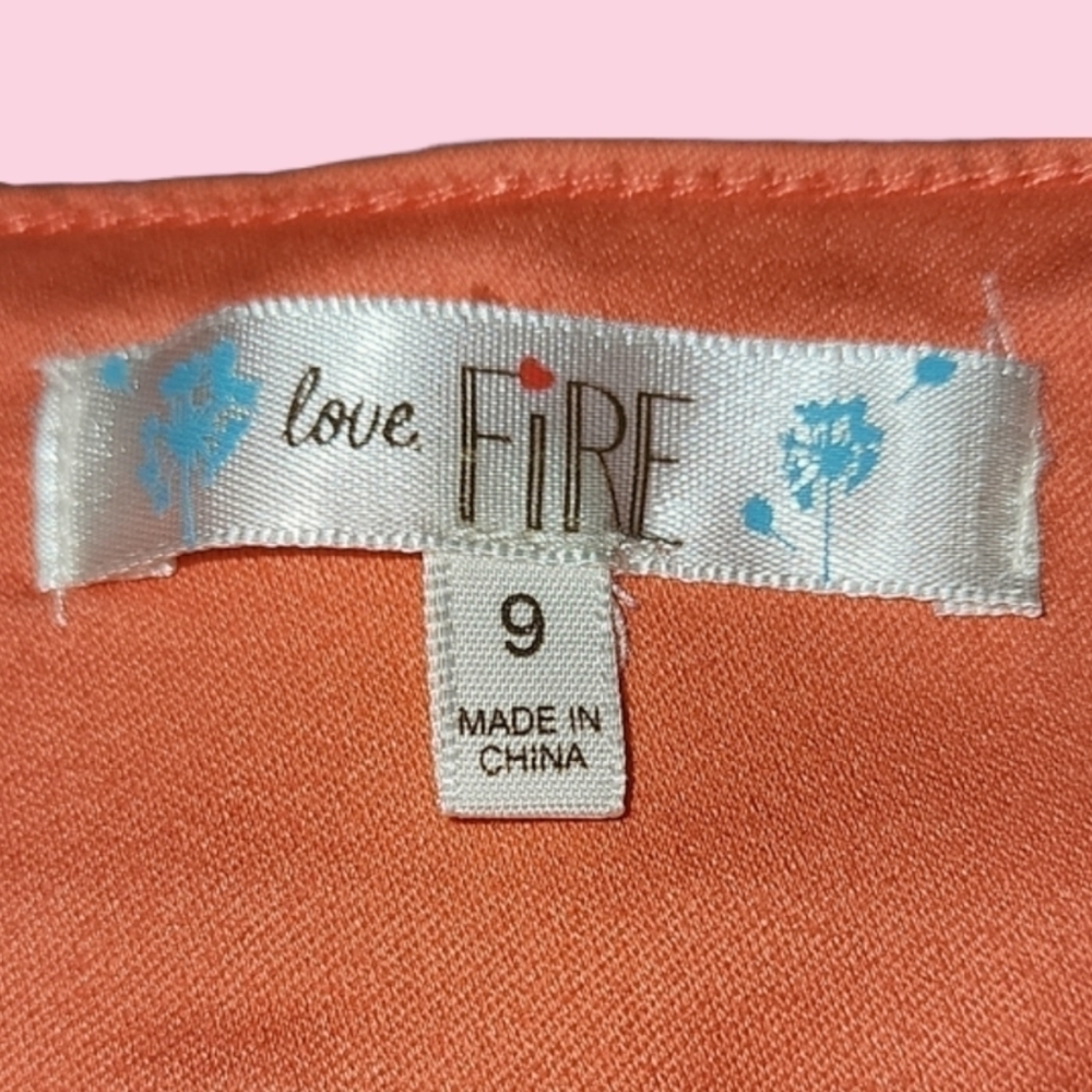 Y2K High Rise Double Button Shorts Size 8 | Bright Coral Colorful Cuffed Hem - Picture 3 of 4